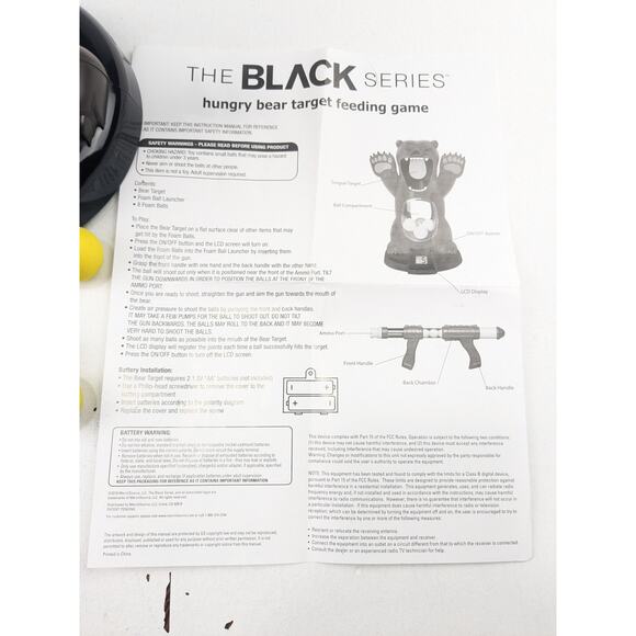 The Black Series Hungry Bear Target Feeding Game w/Sound - Picture 4 of 16